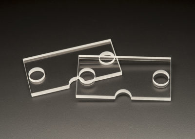 Machined Fused Quartz Plates
