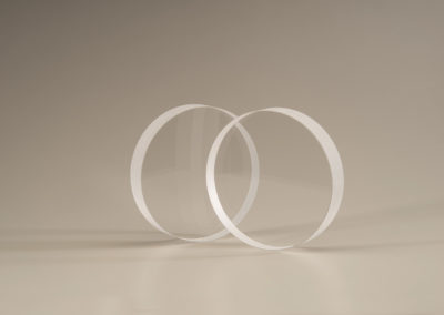 Clear Fused Quartz Discs