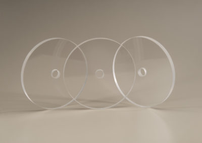 Machined Fused Quartz Discs