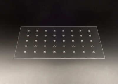 Machined Clear Fused Quartz Plates