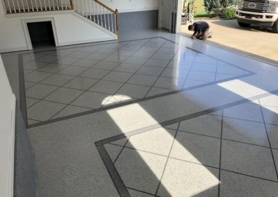 custom garage floor