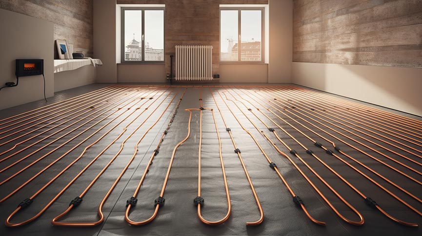 Decorative Concrete Coating Solutions radiant heating