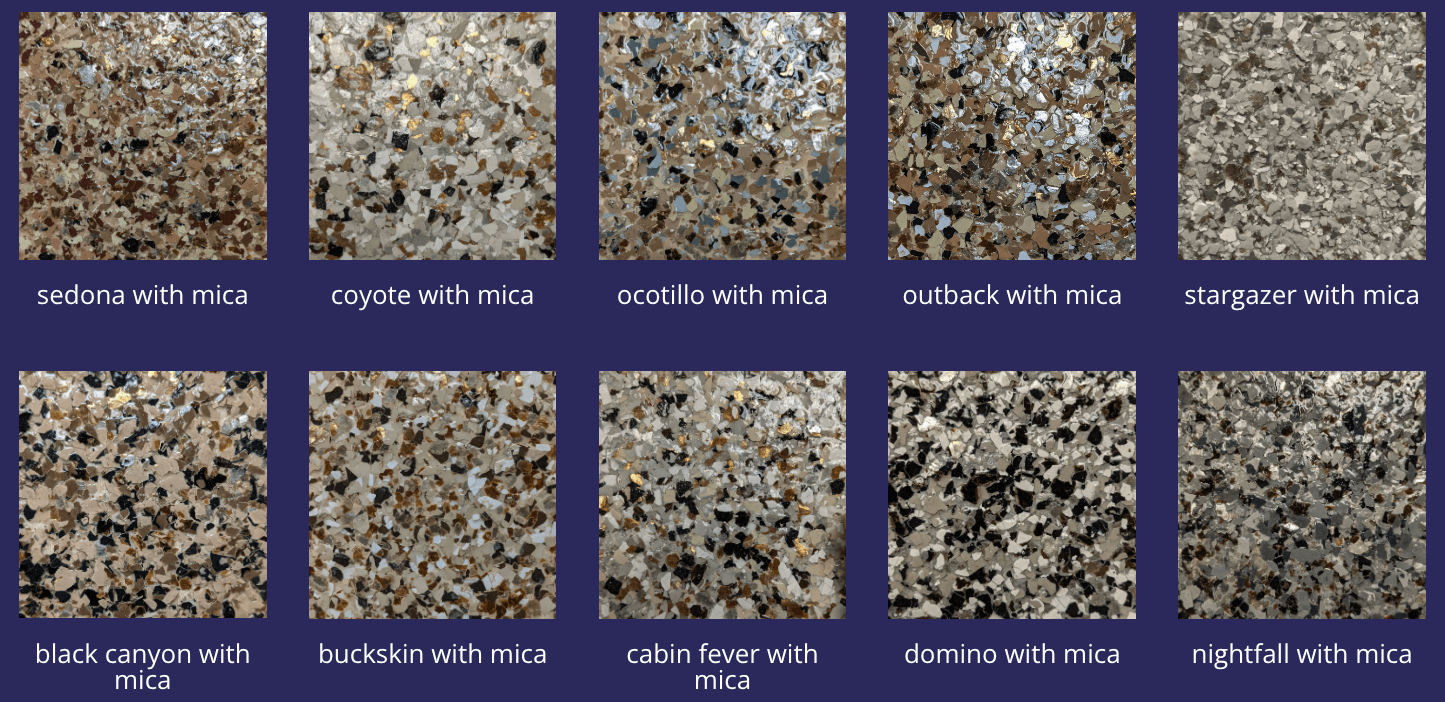 Choose The Right Garage Floor Concrete Coating Mica Flake Floor