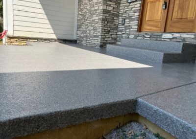 Epoxy Exterior Floor Concrete Coating Dayton Cincinnati Exterior Porch Concrete Coating