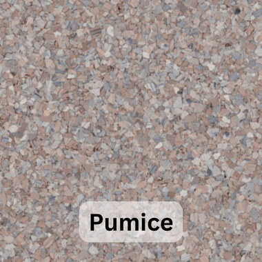 STONE FLAKE COLOR OPTIONS Pumice Stone Marble Flake